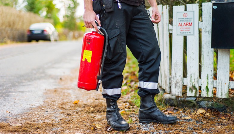 Sjekk røykvarsleren og brannslukningsutstyret ditt